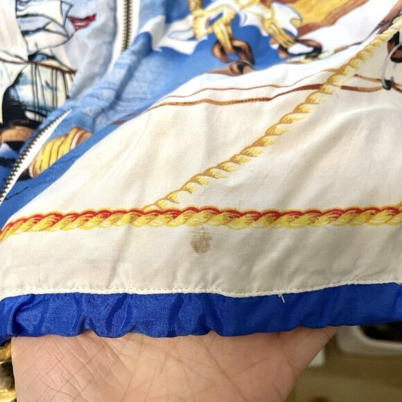 Vintage East West Nautical Boat Ship Retro Windbreaker Jacket size Small - Picture 9 of 11